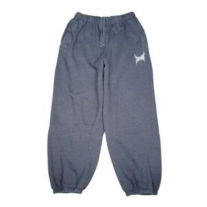 Vintage Y2K Tapout Sweatpants Men's L Grey MMA Gym Training Athletic Baggy